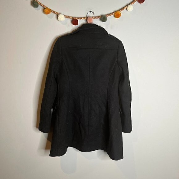 French Connection black wool blend coat - Picture 5 of 5